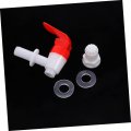 Doitool 6pcs Water Dispenser Faucet Beverage Carafes Jug Crock Replacement Reusable Cooler Spigot Bucket Spout Drinks Plastic