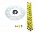 Kawasaki Klx450 R Kx450 F Yellow Chain Sprocket Silver 14 48 114l