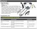 Timing Chain Kit Compatible With 1998-2002 Volkswagen Golf 2 8l V6 Sohc 12-valve Vr6 Afp Engine With Single Wide Upper