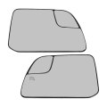 Heated Side Mirror Glass Pair For Ford Edge 2011 2012 2013 2014 Driver And Passenger With Blind Spot Replaces Fo1324214 