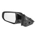 Door Mirror Assembly Left Driver Side For Chevrolet Malibu Hybrid 2016-2018 Power Glass Heated Manual Folding 7 Pins Black 