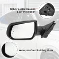 Door Mirror Assembly Left Driver Side For Chevrolet Malibu Hybrid 2016-2018 Power Glass Heated Manual Folding 7 Pins Black