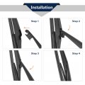 X Autohaux Car Rear Windshield Wiper Blade Arm Set Black 310mm 12 Inch For Toyota Venza 2005-2017