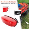 Topteng Rear Brake Tail Light Red Lens Fit For Suzuki Ozark 250 Lt-f250 2005-2014 Quadsport Z250 Lt-z250 2004-2010 Z400 Lt-z400