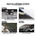 German Shorthaired Pointer Dog Car Window Shades For Front Sunshade Funny Animal Windshield Shade Foldable Auto Sunshield Visor