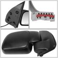 Fo1321264 Side Door Power Mirror With Heated Glass For Ford Excursion 2000-2005 Passenger Right Paint To Match Black