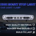 Led 3rd Brake Light For Chevy Silverado 1500 2500 3500 2007-2013 Fit Gmc Sierra Third Stop Lamp Chrome Housing Clear Lens