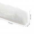 Uxcell Self Adhesive Brush Seal Weather Stripping 9 16 X 3 8 16 4ft Door Strip For Sliding Sash Window Wardrobe White
