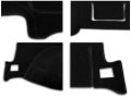 Dashboard Cover Dash Mat Fit For 1987 1988 1989 1990 1991 Ford F150 F250 F350 Branco Pickup Truck Black J132 
