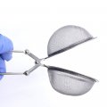 Airgoesin 2pcs Stainless Steel Mesh Screen Jewelry Tattoo Tool Cleaning Basket Ultrasonic Self-closing Small Parts Holding