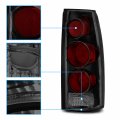 Amerilite For Chevy Gmc C K Truck Silverado Sierra Suburban Blazer Tahoe Yukon Altezza Style Dark Black Replacement Tail Lights