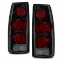 Amerilite For Chevy Gmc C K Truck Silverado Sierra Suburban Blazer Tahoe Yukon Altezza Style Dark Black Replacement Tail Lights