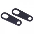 2 Pcs Motorcycleturn Signal Relocator Brackets Universal Indicator Rear Front Light Relocation Holder Black Steel Shock For