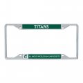 Illinois Wesleyan University Iwu Titans Metal License Plate Frame For Front Or Back Of Car Officially Licensed Mascot 
