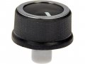 Heater Control Knob Black Chrome Compatible With 2008-2020 Chevy Express 2500 With Auxiliary Air Conditioning 