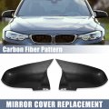 X Autohaux Pair Car Exterior Rear View Mirror Covers Cap Replacement For Bmw F20 F22 F23 F30 F31 F32 F33 F36 F87 M2 Carbon