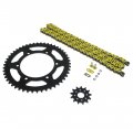 Yellow O Ring Chain Sprocket Fits Yamaha 99-14 Yz250 99-01 Wr400f 13 50 114l