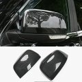 2pcs Carbon Fiber Abs Vehicle Rear Mirror Cover Trim For Jeep Grand Cherokee 2017
