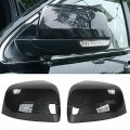 2pcs Carbon Fiber Abs Vehicle Rear Mirror Cover Trim For Jeep Grand Cherokee 2017
