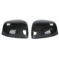 2pcs Carbon Fiber Abs Vehicle Rear Mirror Cover Trim For Jeep Grand Cherokee 2017