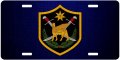 Premium Aluminum License Plate Multi-national Force Iraq Mnf-i Shldr Sleeve 