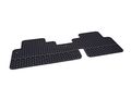 Gm Accessories 22890438 Second Row 1-piece All-weather Floor Mat In Ebony With Diamond Pattern 