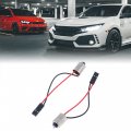 Uxcell 20 Pcs Dc 12v Car T10 Ba9s Led Bulb Light Wire Cable Adapter Socket For Vehicle