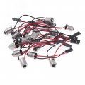 Uxcell 20 Pcs Dc 12v Car T10 Ba9s Led Bulb Light Wire Cable Adapter Socket For Vehicle