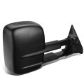 Right Side Black Manual Telescoping Folding Rear View Towing Mirrors Compatible With Silverado Sierra Gmt800 99-07 