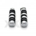 Xkh- Chrome 7 8 22mm Hand Grips Metal Compatible With Kawasaki Vn Vulcan Classic Drifter 800 B07512grnr