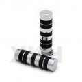 Xkh- Chrome 7 8 22mm Hand Grips Metal Compatible With Kawasaki Vn Vulcan Classic Drifter 800 B07512grnr