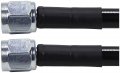 Allstar Performance Coated Braided Line 18in 3hose -3str Steel 