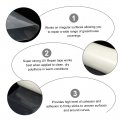 Gleavi 2 Rolls Greenhouse Repair Tape Plaque Pe Tent