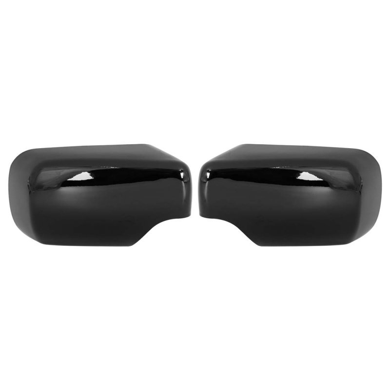 2pcs Rearview Mirror Cover For Bmw 3 Series E46 318i 320i 325i Car Covering Cap Exterior Parts Replacement Modification Glossy