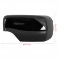 2pcs Rearview Mirror Cover For Bmw 3 Series E46 318i 320i 325i Car Covering Cap Exterior Parts Replacement Modification Glossy