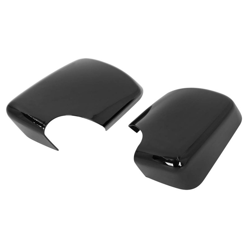 2pcs Rearview Mirror Cover For Bmw 3 Series E46 318i 320i 325i Car Covering Cap Exterior Parts Replacement Modification Glossy