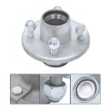 4 On In Galvanized Trailer Hub Bearing Kit For 2000lbs Capacity And 1 Spindle Includes Seals Dust Cap