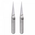 Wood Engraving Router Bit 1 8 3 175mm Shank 0 2mm Tip 10 Degree Solid Carbide Cnc 3d Milling Cutter For Carving Acrylic Pvc Mdf 
