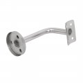 60mmx100mm Shaft 304 Stainless Steel Wall Handrail Banister Bracket 2pcs