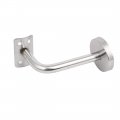 60mmx100mm Shaft 304 Stainless Steel Wall Handrail Banister Bracket 2pcs