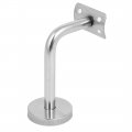 60mmx100mm Shaft 304 Stainless Steel Wall Handrail Banister Bracket 2pcs