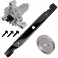 Caltric Spindle Assembly With Pulley Blade Compatible Husqvarna Lth1542 Lth1742 Lth18542 Lth2042