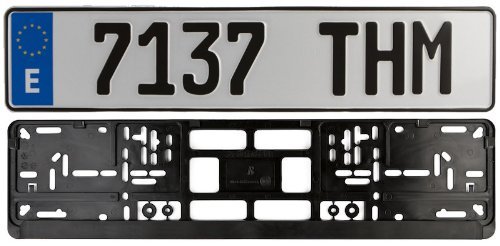 Spain European License Plate Package Frame Hardware