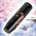 Universal Jdm Sakura Blossom Flower Black Pearl Long Stick Manual Gear Shift Knob Lever Shifter 15cm 49 