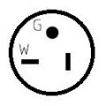 Parkworld 78851 Adapter Cord Nema 5-20p To L5-30r Locking Receptacle 15ft