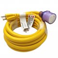 Parkworld 78851 Adapter Cord Nema 5-20p To L5-30r Locking Receptacle 15ft