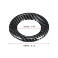 2pcs Car Loudspeaker Circle Trim Audio Speaker Decorative Ring Carbon Fiber Pattern For Honda Civic 10th Generation 2016-2021