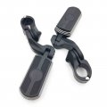Smt-black Skull Foot Peg W 2 5 Short Angled Adjustable Mount Kit Compatible With 1 25 Engine Guard Harley Forty Eight Xl1200x