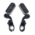 Smt-black Skull Foot Peg W 2 5 Short Angled Adjustable Mount Kit Compatible With 1 25 Engine Guard Harley Forty Eight Xl1200x