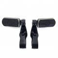 Smt-black Skull Foot Peg W 2 5 Short Angled Adjustable Mount Kit Compatible With 1 25 Engine Guard Harley Forty Eight Xl1200x